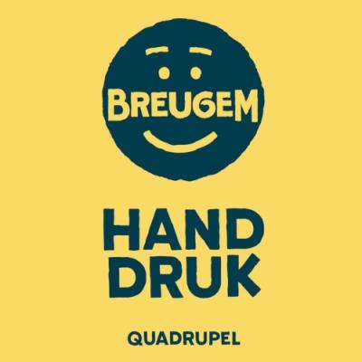 Handdruk Quadrupel van Breugem Bier logo Handdruk Quadrupel van Breugem Bier logo